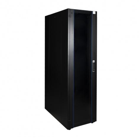 шкаф напольный 19дюйм 32u 600х1000 передн. дверь перфорир.; задн. стенка перфорир. сер. datarex dr-721330 от BTSprom.by