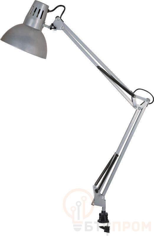 Светильник KD-312 настол. струбцина 230В 60Вт E27 серебр. Camelion 5763 фото в каталоге от BTSprom.by  Светильник KD-312 настол. струбцина 230В 60Вт E27 серебр. Camelion 5763 фото в каталоге от BTSprom.by