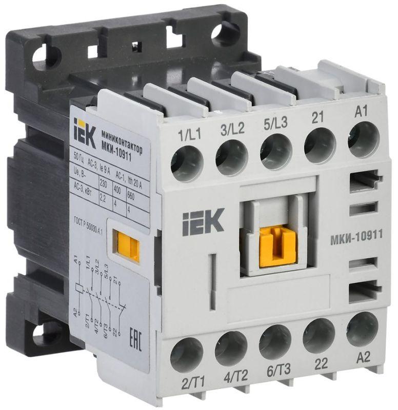 миниконтактор мки-10911 9а 110в/ас3 1н3 karat iek kmm11-009-110-01 от BTSprom.by