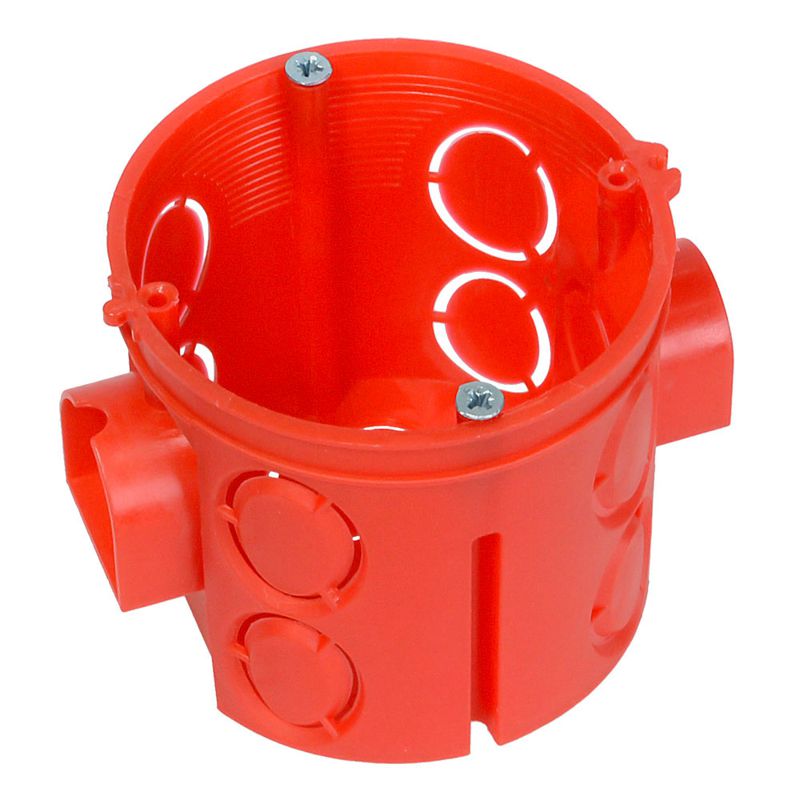 коробка установочная сп углубленная 80-0510с безгалогенная (hf) 68х62 с саморезами промрукав 80-0510с от BTSprom.by