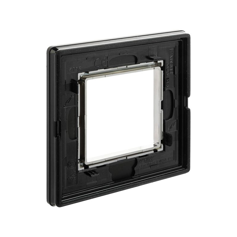  Рамка 1-м 2мод. Avanti алюм. черн. DKC 4402832 фото в каталоге от BTSprom.by