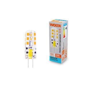 лампа светодиодная 3вт 6500к g4 wolta wstd-jc-12v3w6kg4-s от BTSprom.by
