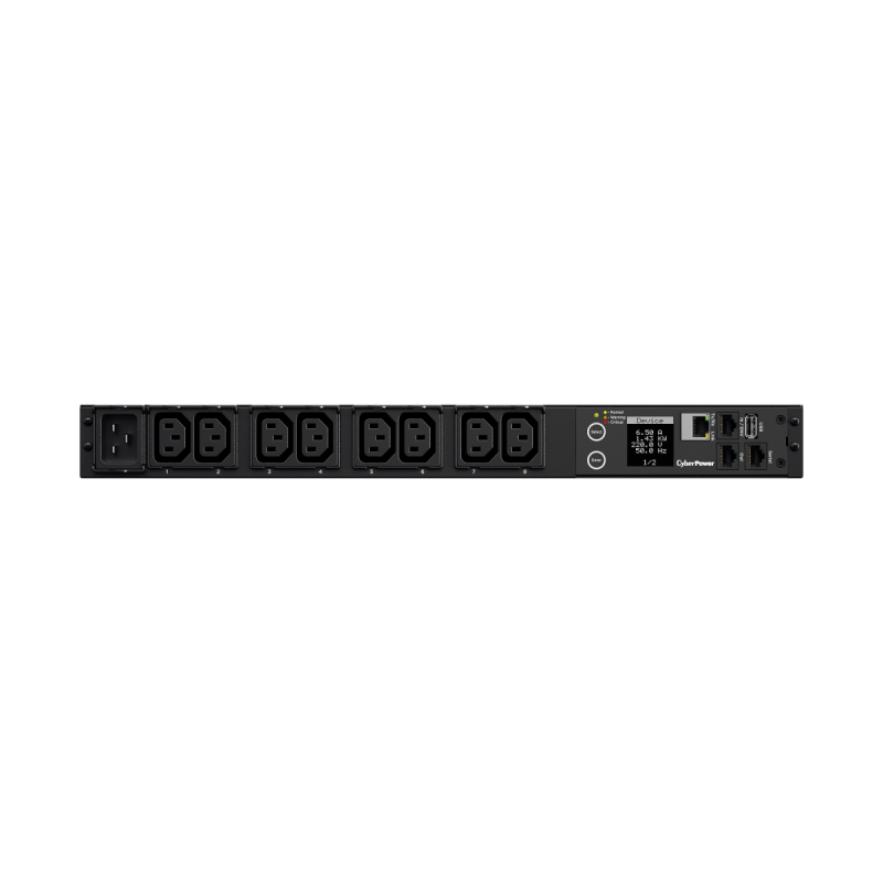  Блок распределения питания 20MHVIEC8FNET(31005) NEW Monitor 1U type PDU 16Amp 8 IEC outlets PPBE management S/W CyberPower 1000520498 фото в каталоге от BTSprom.by