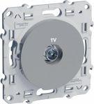  Розетка телевизионная оконечная TV 1-м Odace механизм алюм. SchE S53R445 фото в каталоге от BTSprom.by