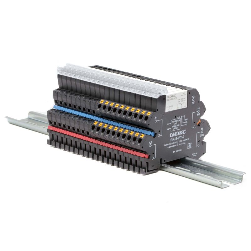  Перемычка 20-ти полюсная шинная для колодки с винт. клеммами IRK син. DKC IRK-AB-02 фото в каталоге от BTSprom.by