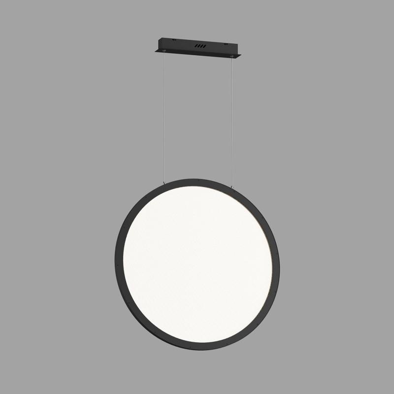  Светильник Veil подвесной вертикальный со светодиодом H1700 d600 220В 48Вт 3000-6000K IP20 черн. алюм. DENKIRS DK6606-BK фото в каталоге от BTSprom.by