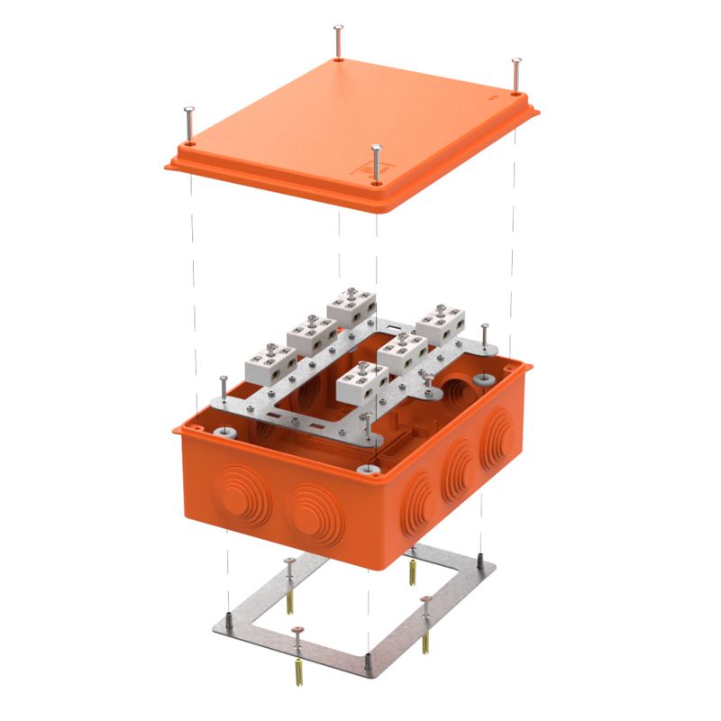 коробка огнестойкая оп 40-0320-fr6.0-4-12-р е15-е60 ral2004 200х150х75 (уп.5шт) промрукав 40-0320-fr6.0-4-12-р от BTSprom.by