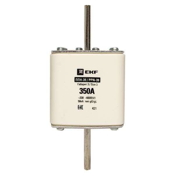  Вставка плавкая ППН-39 630/350А габарит 3 PROxima EKF fus-39/630/350 фото в каталоге от BTSprom.by