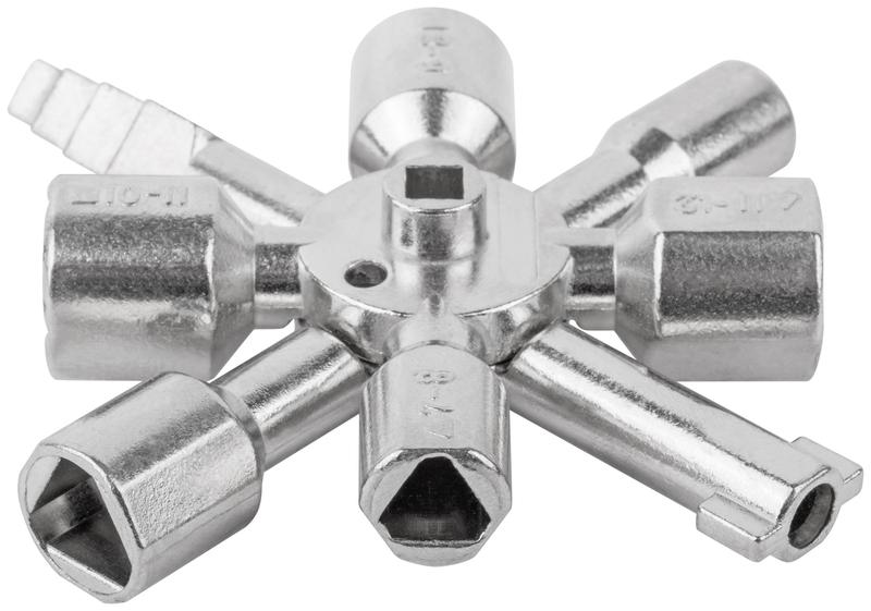  Ключ универсальный для электрошкафов 10-в-1 двусторонняя CrV бита РН2/SL7 FIT 60110 фото в каталоге от BTSprom.by