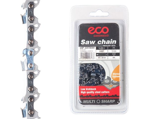 цепь 38 см 15" 0.325" 1.5 мм 64 зв. 325ta (в блистере) eco csp-325ta564 от BTSprom.by