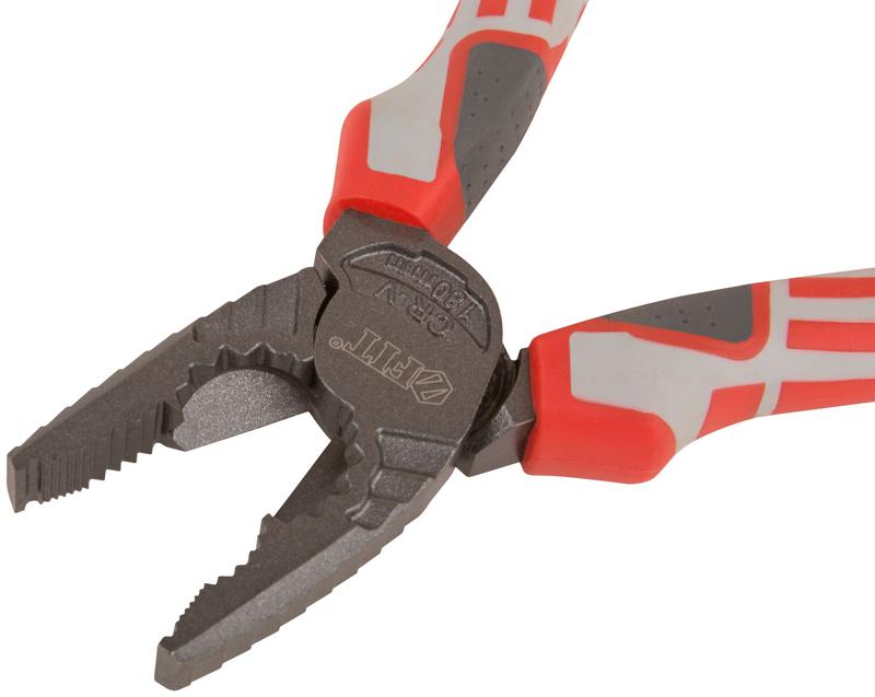  Плоскогубцы комбинированные "Эталон" CrV сталь ребра жесткости на губках тефлоновое покрытие 3К прорезиненные ручки 180мм FIT 50694 фото в каталоге от BTSprom.by
