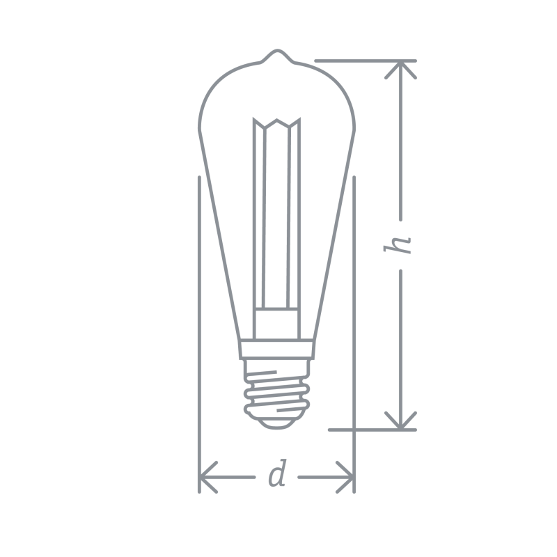 Лампа светодиодная 14 232 NLL-SC17-ST64-4-230-1.8K-E27-PMMA прозрачная 1800К тепл. бел. E27 200лм 220-240В Navigator 14232 фото в каталоге от BTSprom.by