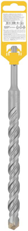  Бур по бетону SDS PLUS профи W-образная вставка двойная спираль 20х260мм FIT 32828 фото в каталоге от BTSprom.by