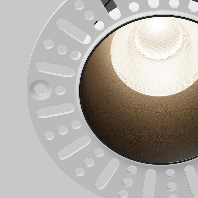  Светильник Dip 15Вт 4000К 50град. встраив. Maytoni DL122-15W-4K-TRS-B фото в каталоге от BTSprom.by