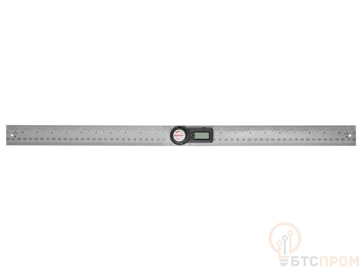  Угломер-линейка электронный WORTEX DAR 3000 в кор. (+-0,2°, 300 мм) фото в каталоге от BTSprom.by