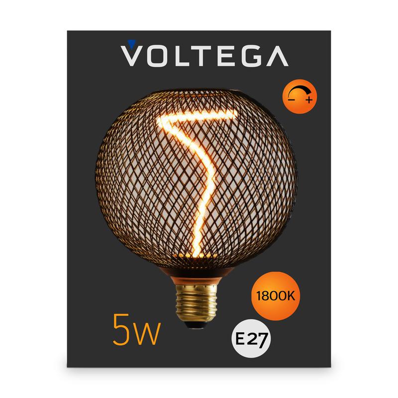 Лампа светодиодная Loft Led BRMC125150 5Вт 1800К E27 DIM Voltega 8539 фото в каталоге от BTSprom.by