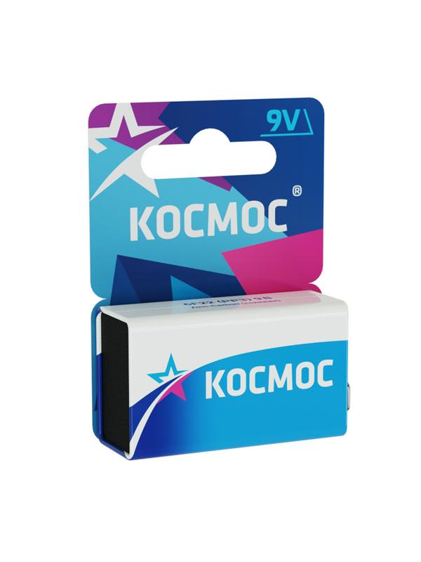 элемент питания солевой "крона" 6f22 (блист.1шт) космос koc6f221bl от BTSprom.by
