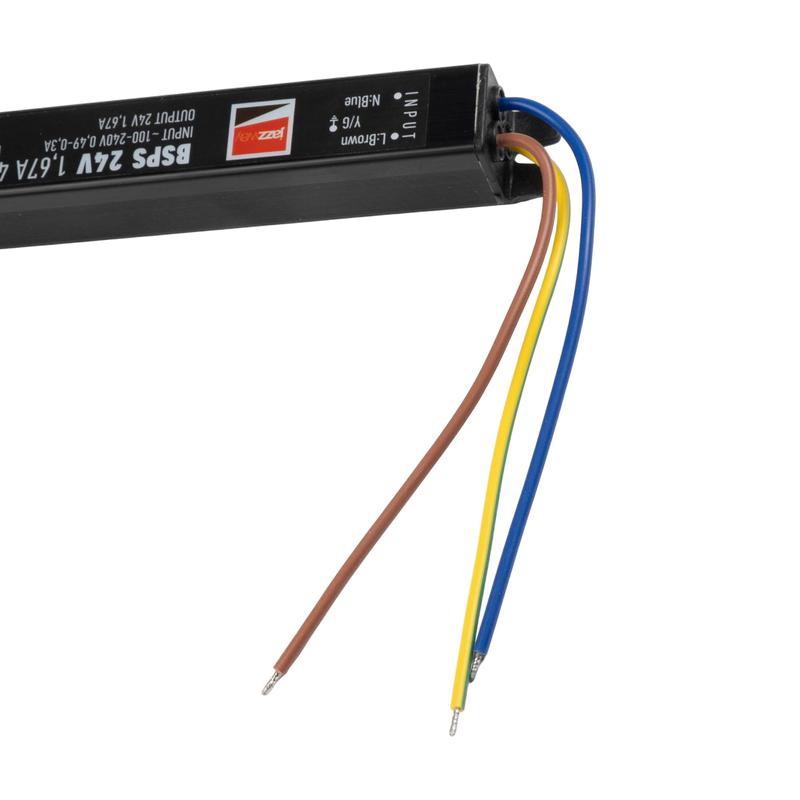  Блок питания для светодиодной ленты 40Вт 1.67А 24В IP67 BSPS влагозащ. метал. Pro JazzWay 5018495 фото в каталоге от BTSprom.by