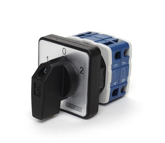переключательп реверсивный двухфазный (1-0-2) 40а emas psa040kd234s от BTSprom.by