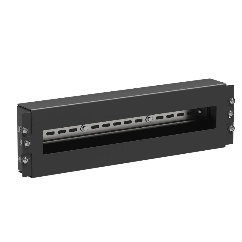 модуль 3u с din рейкой для 19дюйм it-корпусов ral9005 dkc rbdin03 от BTSprom.by