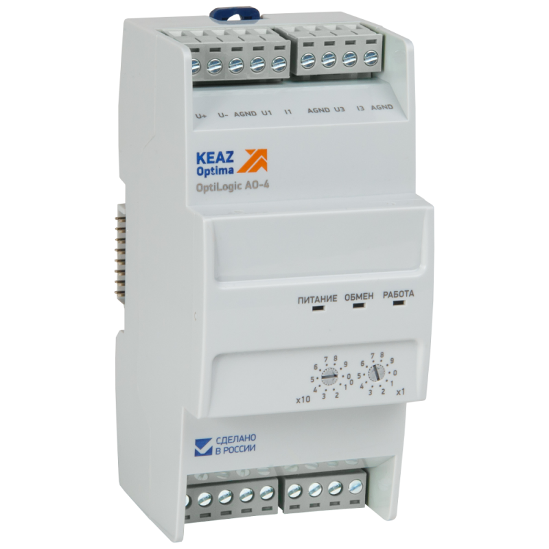 модуль аналогового вывода optilogic l-ao-4 кэаз 288028 от BTSprom.by