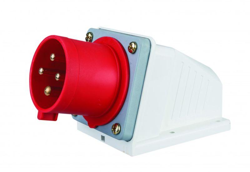 вилка стационарная 3р+ре 32а 380в ip44 вс-103 dekraft 26161dek от BTSprom.by