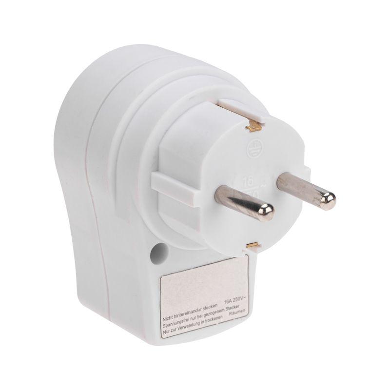  Адаптер сетевой 16А с выключателем с заземл. защ. шторки бел. Rexant 11-1084 фото в каталоге от BTSprom.by