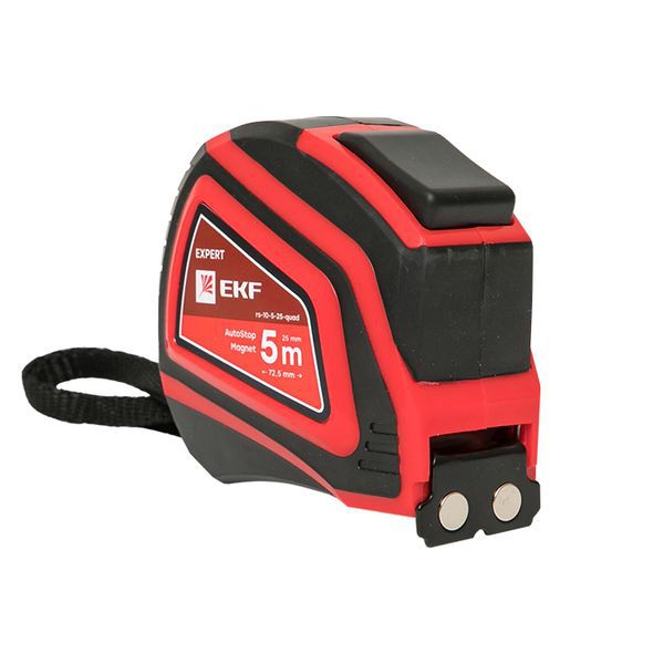 рулетка измерительная рс-10 5мх25мм autostop магнит expert ekf rs-10-5-25-quad от BTSprom.by