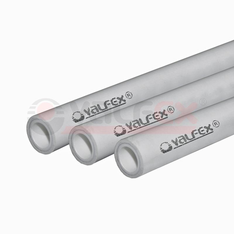труба армированная aluminium sdr 6 pn25 ф32х5.4мм (60) 4м сер. valfex 10104032г от BTSprom.by