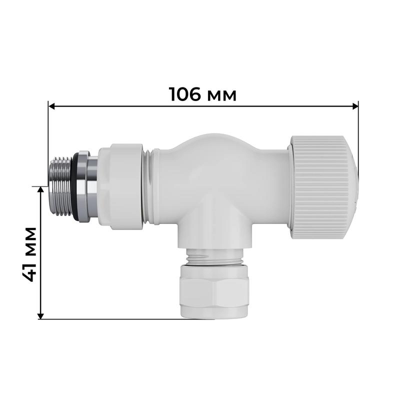  Набор термостатический осевой Design Pro 15мм М30х1.5 бел. Royal Thermo НС-1646642 фото в каталоге от BTSprom.by
