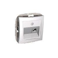  Розетка телефонная СП Дуэт RJ11 механизм бел. SchE WDE000181 фото в каталоге от BTSprom.by