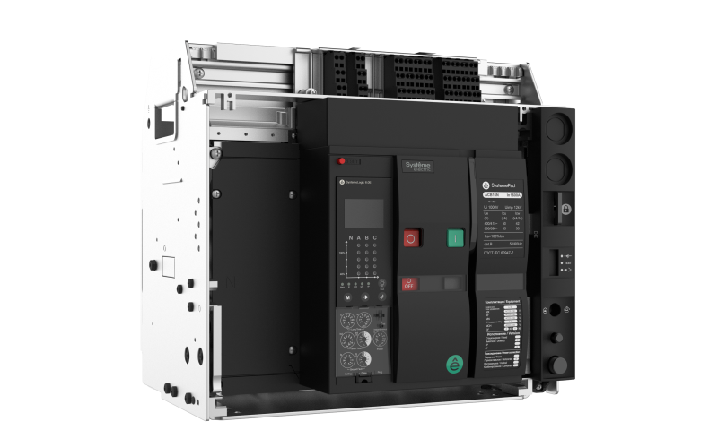 выключатель автоматический spa1 1000а 50ка 3p выкатн. гп 6.0h sgr. 4no+4nc mch+xf+mx ac 230в se spa16n103dhnn54g от BTSprom.by