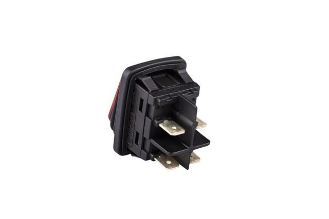 выключатель с подсветкой 2но ip65 желт. emas a54b1s11 от BTSprom.by