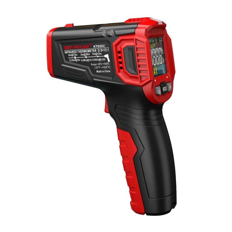 пирометр бесконтактный цифровой kt 650c proline квт 87243 от BTSprom.by