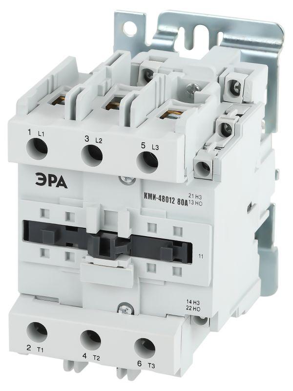 контактор кми-48012 80а 400в/ас3 1но 1нз pro kkm41-080-400-11-e эра б0050451 от BTSprom.by
