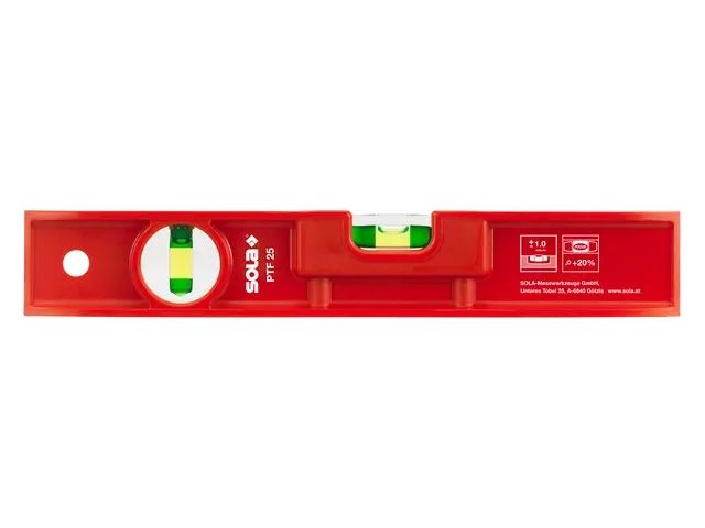 уровень 250мм 2 глазка пластм. ptf25 (sola) 01412201 от BTSprom.by