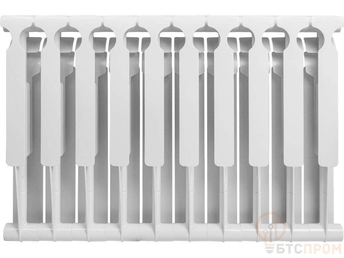  Радиатор биметаллический 500/95, 10 секций SAS (вес брутто 13850 гр) (AV Engineering) фото в каталоге от BTSprom.by