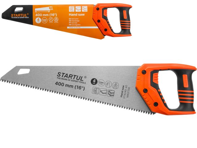 ножовка по дер. 400мм 4 tpi startul master (st4240-40) (крупный зуб) st4240-40 от BTSprom.by