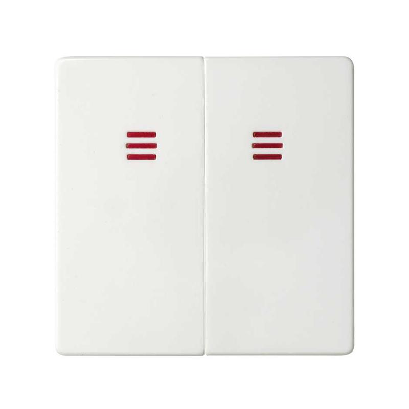 клавиша двойная simon82 с подсветкой бел. 82025-30 от BTSprom.by