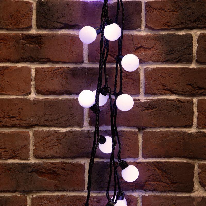 гирлянда светодиодная "мультишарики" 10м d38мм 40led бел. 5вт ip65 провод пвх черн. (нужен шнур питания 303-500) neon-night 303-575 от BTSprom.by