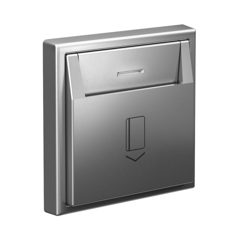  Выключатель карточный ArtGallery 10А без задержки времени быстрозажим. клем. сталь SE GAL000914S фото в каталоге от BTSprom.by