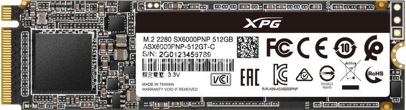накопитель твердотельный asx6000pnp-512gt-c 512gb ssd sx6000 pro m.2 pcie 2280 adata 1000508312 от BTSprom.by
