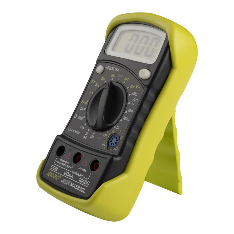  Мультиметр цифровой MAS830L ФАZА 5000490 фото в каталоге от BTSprom.by