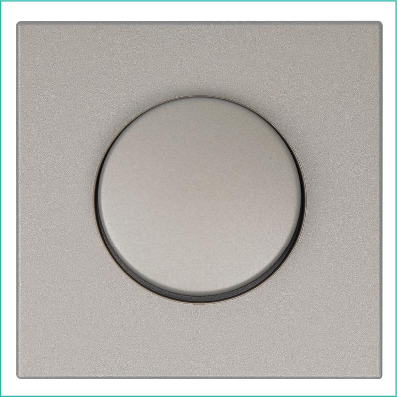 светорегулятор поворотно-нажимной (диммер) сп fd led 30-400вт 1gang 2way с накладкой механизм бронза jasmart fd4012br от BTSprom.by