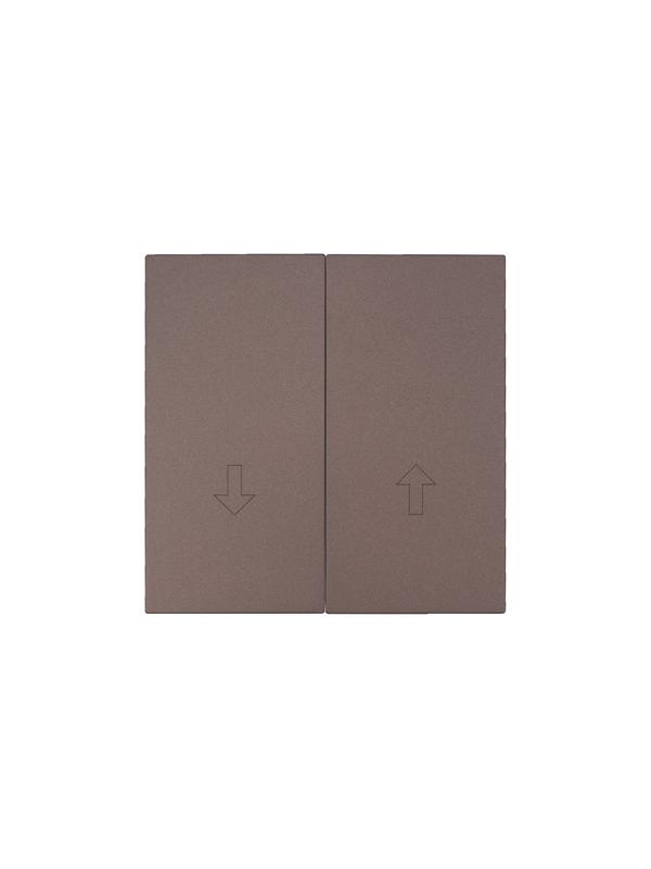 выключатель для жалюзи 2-кл. 1п сп zima 10а ip20 безвинтовой зажим/клемма механизм шоколад. lezard 704-7388-110qc от BTSprom.by