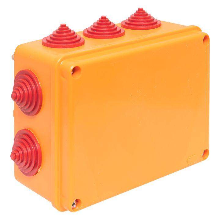 коробка огнестойкая e90 190х140х70мм 6п с клеммником 1.5-10кв.мм ip55 ekf plc-kmrf-190-6-10 от BTSprom.by