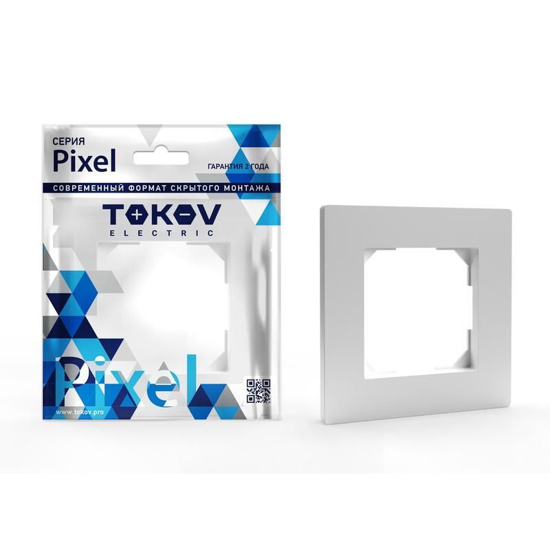 рамка 1-м pixel бел. tokov electric tke-px-rm1-c01 от BTSprom.by