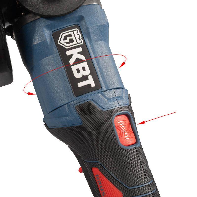  Машина шлифовальная угловая GB-20-125R (без АКБ и заряд. устр.) КВТ 104541 фото в каталоге от BTSprom.by