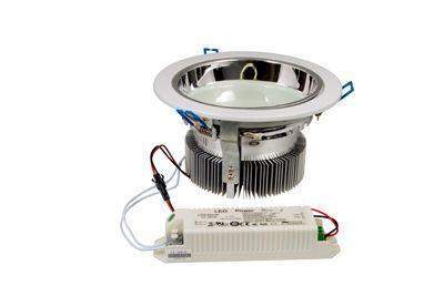 светильник светодиодный "downlight" встраиваемый 20вт 220в размер 180х95 (d120мм) ip23 бел. lamper 602-040 от BTSprom.by