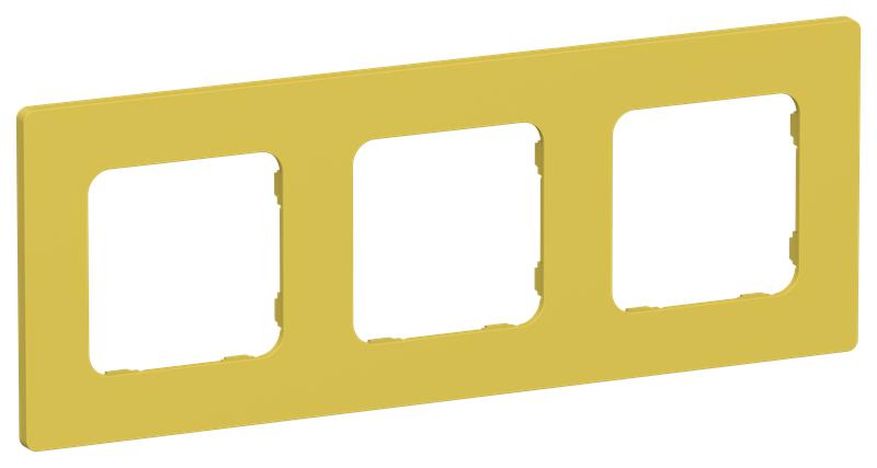 рамка 3-м сп flite ру-3-к-флжк желт. карри iek fi-m32-32-20-k44 от BTSprom.by